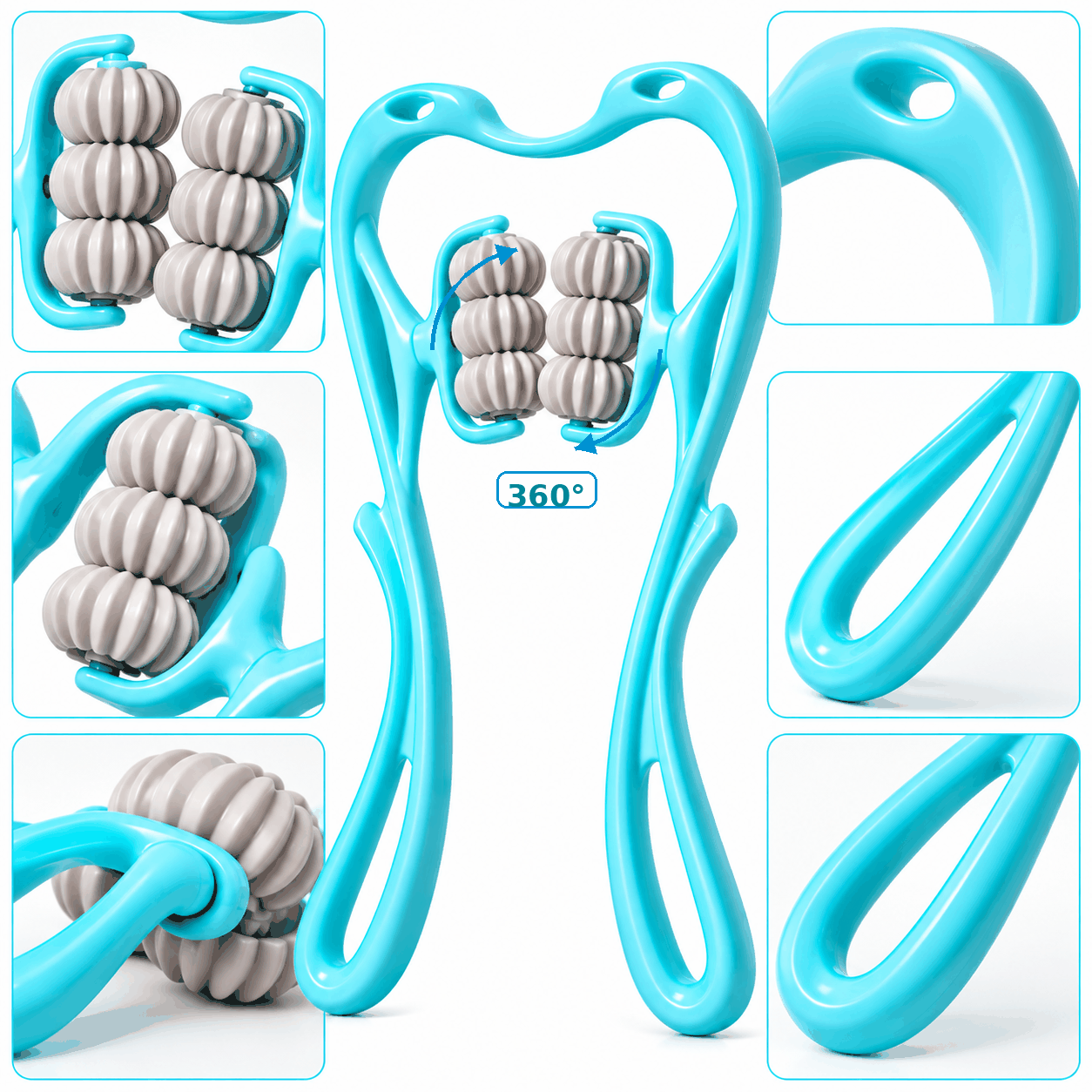 360° Neck & Shoulder Massager – Deep Rolling Muscle Relaxer