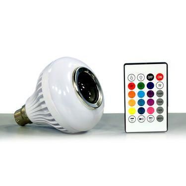 Colour Changing LED Bulb with Bluetooth Speaker & Remote - Premium  from Mystical9 - Just Rs 800 /- Shop now at Mystical9.com