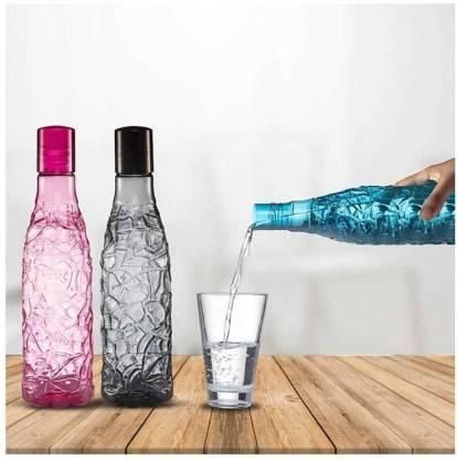 Bottles-Frekich New Create Design Plastic For Office Use, Kitchen Use, Water Bottle 1000 Ml Bottle (Pack of 3) - Premium  from Mystical9 - Just Rs 600 /- Shop now at Mystical9.com