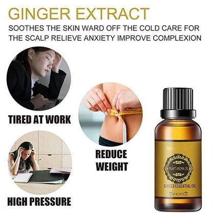 Belly Drainage Ginger Oil(Pack of 2) - Premium  from Mystical9 - Just Rs 500 /- Shop now at Mystical9.com