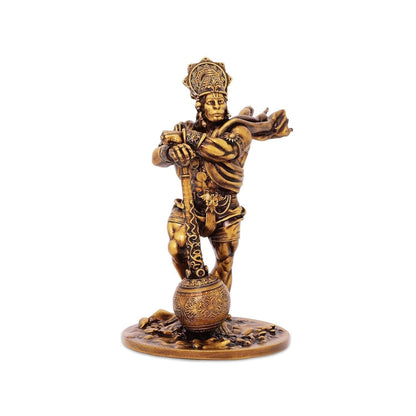 Premium Car Dashboard Resin Bahubali Hanuman Idol Home Decor Item Hanuman Murti Statue for Desk & Gift - Premium  from Mystical9 - Just Rs 699 /- Shop now at Mystical9.com