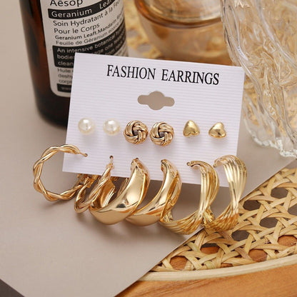 Combo Pack Of Earrings(Pack Of 6) - Premium  from Mystical9 - Just Rs 649 /- Shop now at Mystical9.com