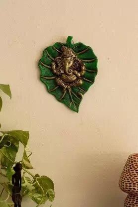 Designer Patta Ganesha Wall Hanging - Premium  from Mystical9 - Just Rs 550 /- Shop now at Mystical9.com