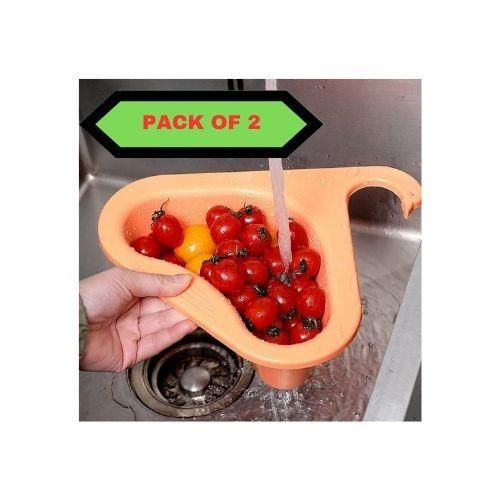 Multipurpose Plastic Kitchen Sink Organizer Corner(Pack of 2) - Premium  from Mystical9 - Just Rs 499 /- Shop now at Mystical9.com