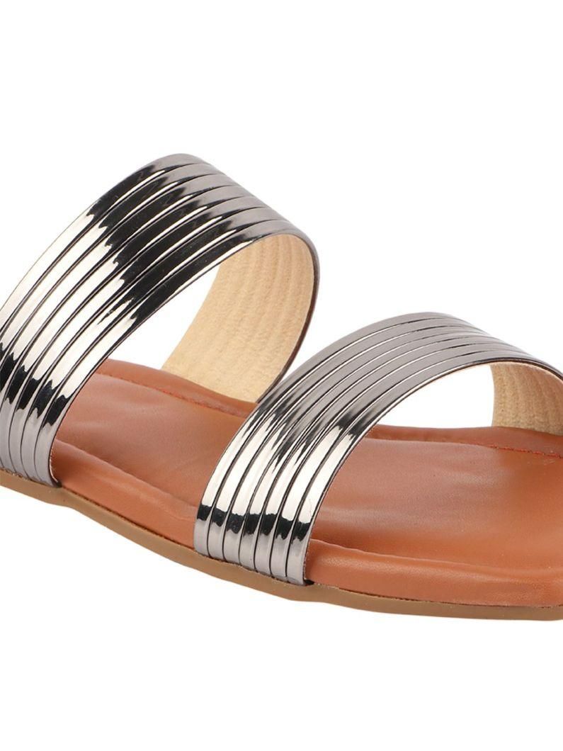 Fashionable Ethnic Flat Sandal For Women's - Premium  from Mystical9 - Just Rs 800 /- Shop now at Mystical9.com