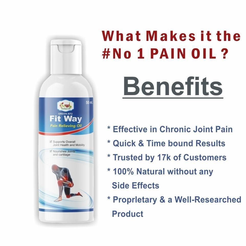 Fitway Pain Relieving Oil�50ml - Premium  from Mystical9 - Just Rs 650 /- Shop now at Mystical9.com