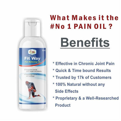 Fitway Pain Relieving Oil�50ml - Premium  from Mystical9 - Just Rs 650 /- Shop now at Mystical9.com