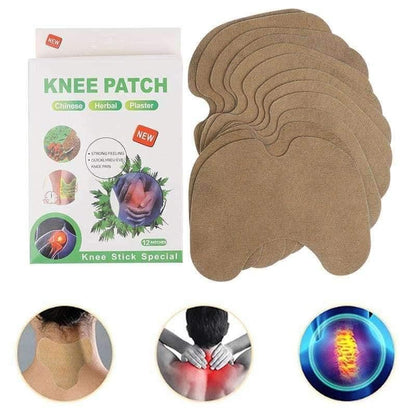 Herbal Knee Patch Extract Joint Ache Pain (12pcs/bag) - Premium  from Mystical9 - Just Rs 550 /- Shop now at Mystical9.com