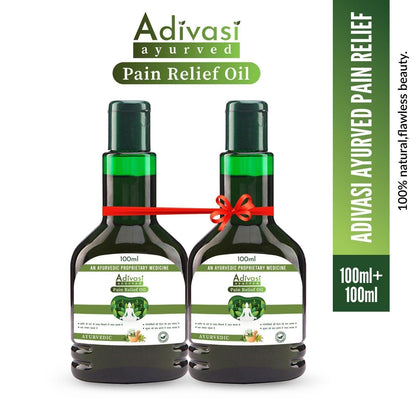 Adivasi Ayurved Pain Relief Oil 100ml(Pack Of 2) - Premium  from Mystical9 - Just Rs 600 /- Shop now at Mystical9.com