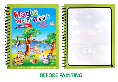 Reusable Magic Water Quick Dry Book Water Coloring Book - Premium  from Mystical9 - Just Rs 600 /- Shop now at Mystical9.com