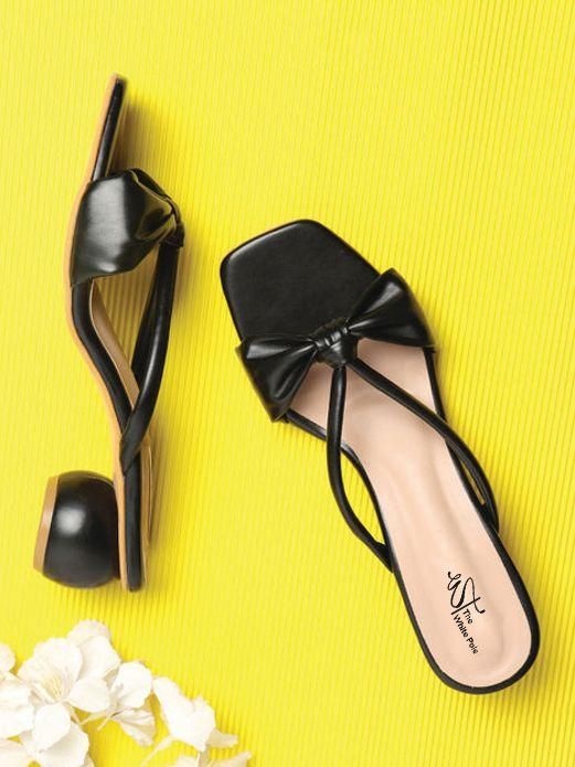 Light Weight Kitten Block Heel Sandals Women's - Premium  from Mystical9 - Just Rs 900 /- Shop now at Mystical9.com