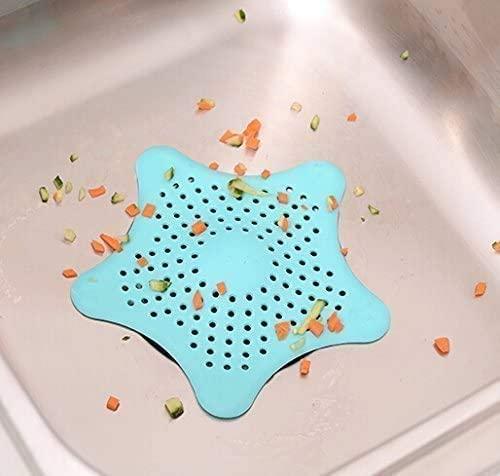 Starfish Hair Catcher Rubber Bath Sink Strainer Shower Drain Cover Trap Basin  (Pack of 2) - Premium  from Mystical9 - Just Rs 600 /- Shop now at Mystical9.com