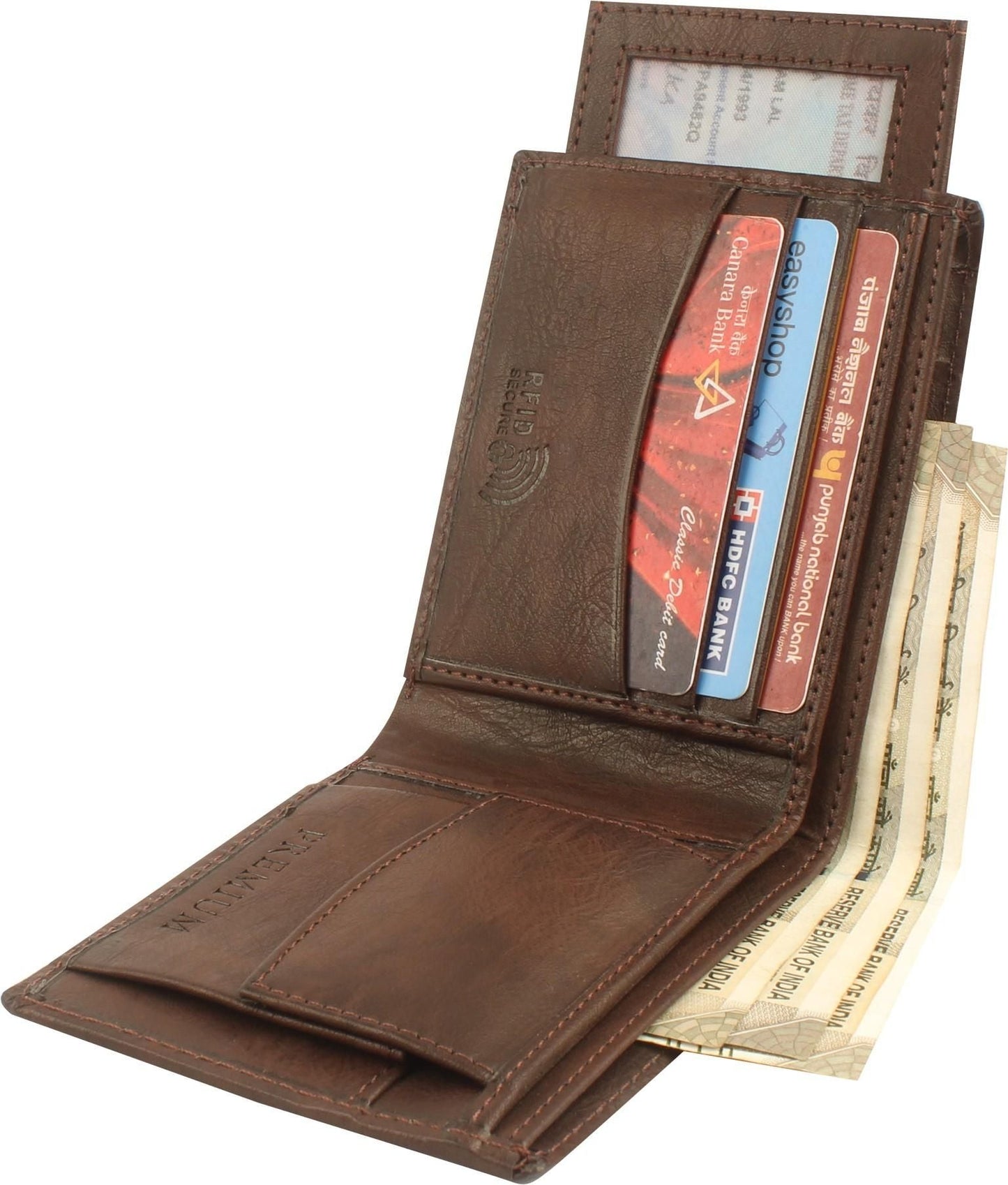 SAMTROH Men Formal Brown Artificial Leather Wallet (8 Card Slots) - Premium  from Mystical9 - Just Rs 600 /- Shop now at Mystical9.com