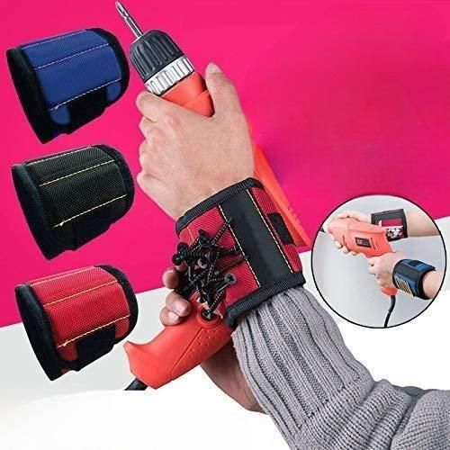 Magnetic Wrist Band for Holding Small Metal Accessories & Tools - Premium  from Mystical9 - Just Rs 650 /- Shop now at Mystical9.com