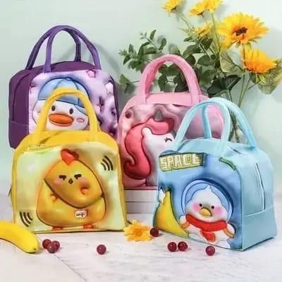 Lunch Box Bag Children Cute Lunch Box Bag (Pack of 3) - Premium  from Mystical9 - Just Rs 600 /- Shop now at Mystical9.com