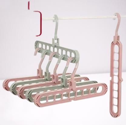 Space Saver Folding Hangers ( Pack Of 3) - Premium  from Mystical9 - Just Rs 516 /- Shop now at Mystical9.com