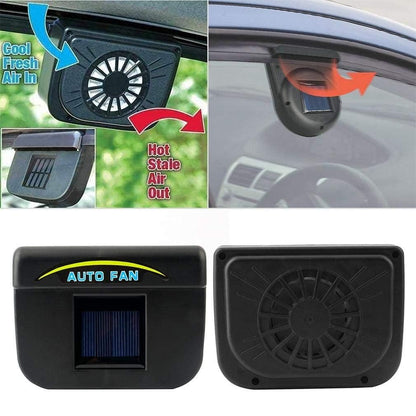 Car Auto Cool Air Vent with Rubber Stripping Car Ventilation Fan Solar Power Car Auto Cool Air Vent with Rubber Stripping Car Ventilation Fan - Premium  from Mystical9 - Just Rs 800 /- Shop now at Mystical9.com