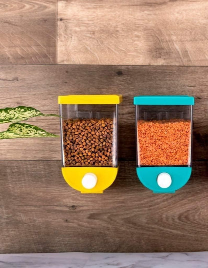 Push Button Storage Container Push Button Storage Container (Pack of 2) - Premium  from Mystical9 - Just Rs 650 /- Shop now at Mystical9.com