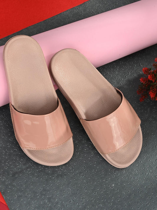 BUCIK Women's Synthetic Leather Slip-On Casual Sliders - Premium  from Mystical9 - Just Rs 900 /- Shop now at Mystical9.com