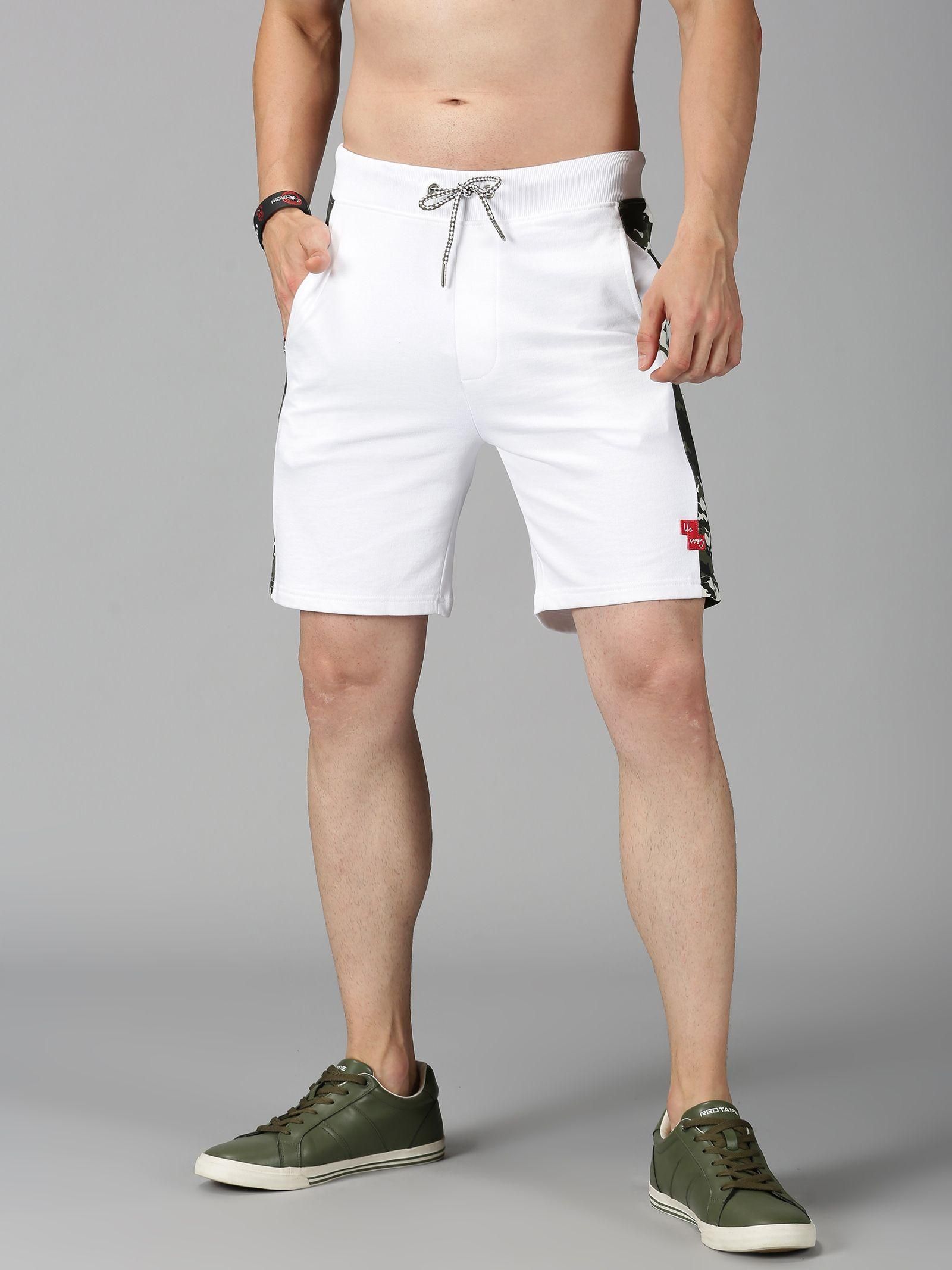 UrGear Cotton Blend Solid Regular fit Mens Shorts - Premium  from Mystical9 - Just Rs 820 /- Shop now at Mystical9.com