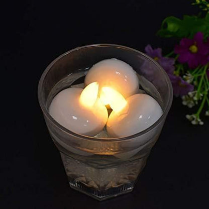 �Floating Tealight Water Sensor Battery Operated Waterproof LED Flame less Flickering Lights Candles (Pack of 24) - Premium  from Mystical9 - Just Rs 1049 /- Shop now at Mystical9.com