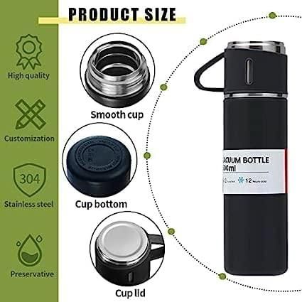 Stainless Steel Vacuum Flask Travel Water Bottle - Premium  from Mystical9 - Just Rs 790 /- Shop now at Mystical9.com