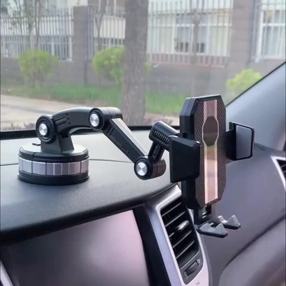 Adjustable Car Suction Cup Mobile Phone Holder - Premium  from Mystical9 - Just Rs 800 /- Shop now at Mystical9.com