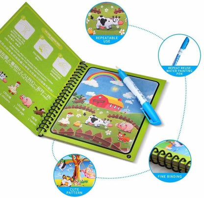 Reusable Magic Water Quick Dry Book - Premium  from Mystical9 - Just Rs 500 /- Shop now at Mystical9.com