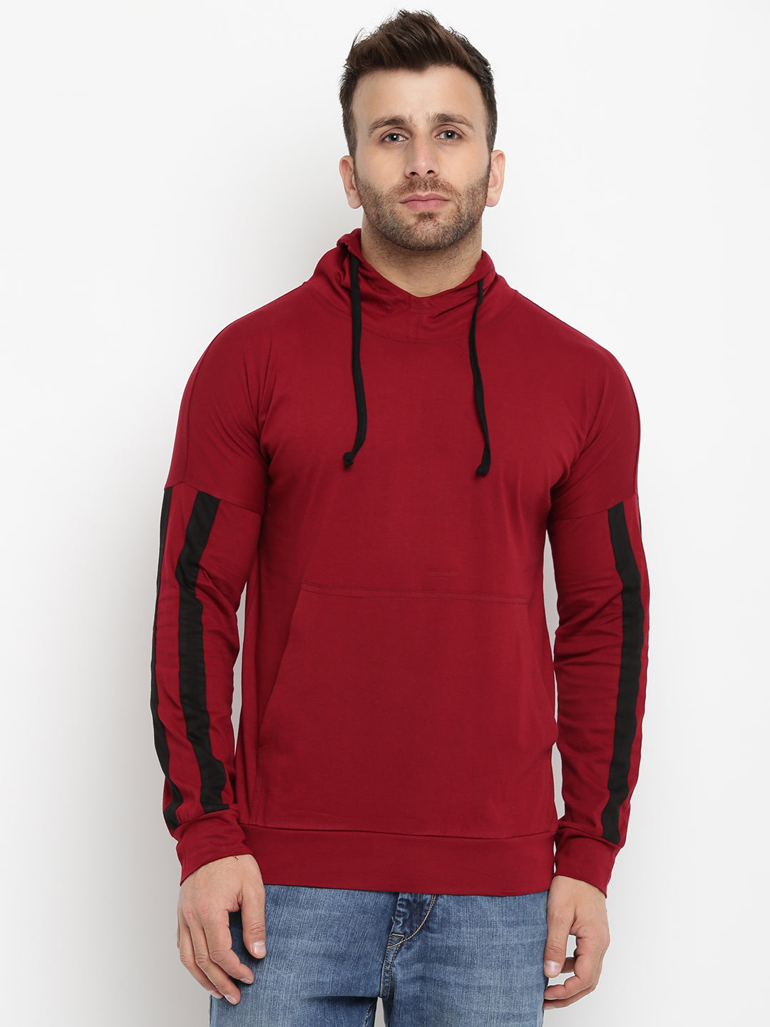 Mens Stylish Cotton Full Sleeves Hoodies - Premium  from Mystical9 - Just Rs 900 /- Shop now at Mystical9.com