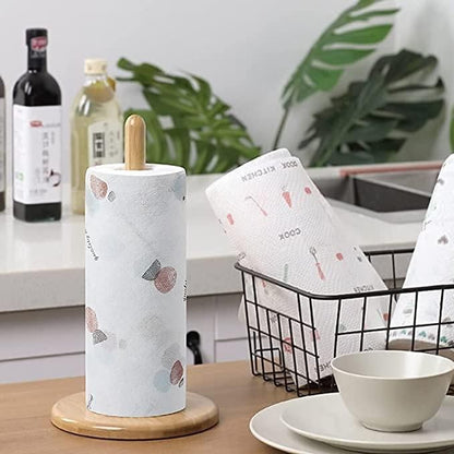 Non-Woven Reusable and Washable Kitchen Printed Tissue Roll - Premium  from Mystical9 - Just Rs 700 /- Shop now at Mystical9.com