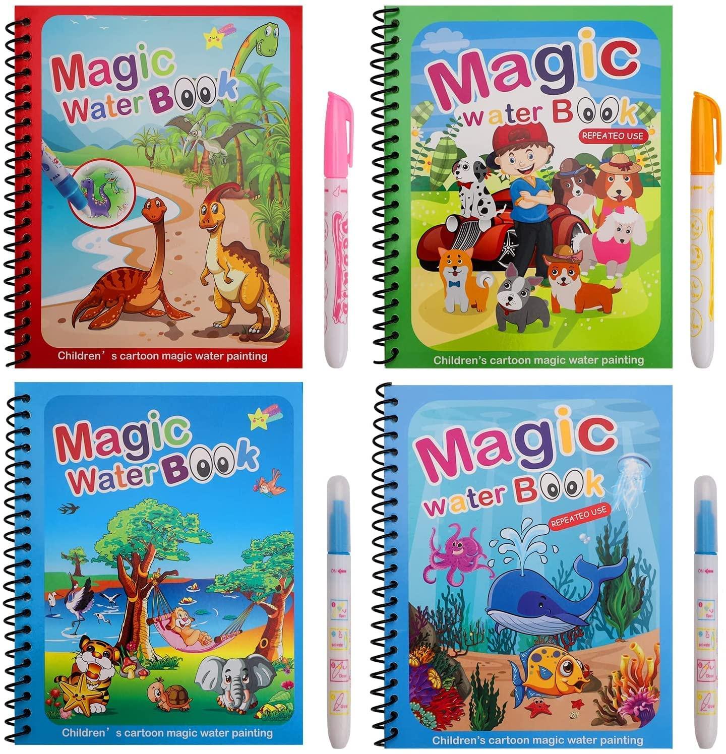 Reusable Magic Water Quick Dry Book Water Coloring Book - Premium  from Mystical9 - Just Rs 600 /- Shop now at Mystical9.com