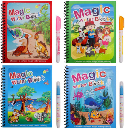 Reusable Magic Water Quick Dry Book Water Coloring Book - Premium  from Mystical9 - Just Rs 600 /- Shop now at Mystical9.com