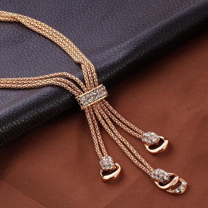 Glistening Diamond Jewellery Set - Premium  from Mystical9 - Just Rs 673 /- Shop now at Mystical9.com