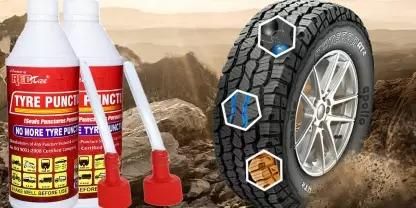 XANK Tyre Sealer Pack Of 2 NO PUNCHER Tubeless Tyre Puncture Repair Kit - Premium  from Mystical9 - Just Rs 740 /- Shop now at Mystical9.com