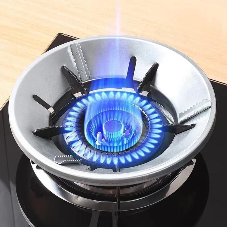 Gas Stove Fire & Windproof Energy Saving Stand - Premium  from Mystical9 - Just Rs 600 /- Shop now at Mystical9.com