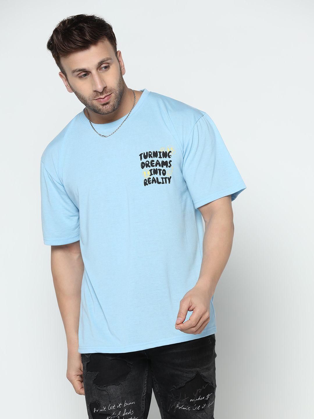 Cotton Blend Printed Half Sleeves Mens Round Neck T-Shirt - Premium  from Mystical9 - Just Rs 674 /- Shop now at Mystical9.com