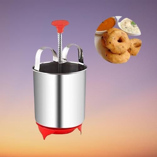 Stainless Steel Medu Vada Maker With Stand - Premium  from Mystical9 - Just Rs 530 /- Shop now at Mystical9.com