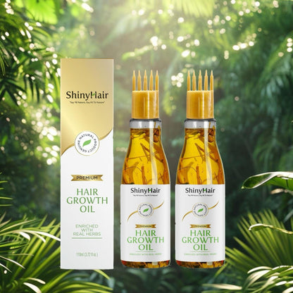 ShinyHair Growth Oil Enriched With Real Herbs 110ml (Pack of 2) - Premium  from Mystical9 - Just Rs 600 /- Shop now at Mystical9.com