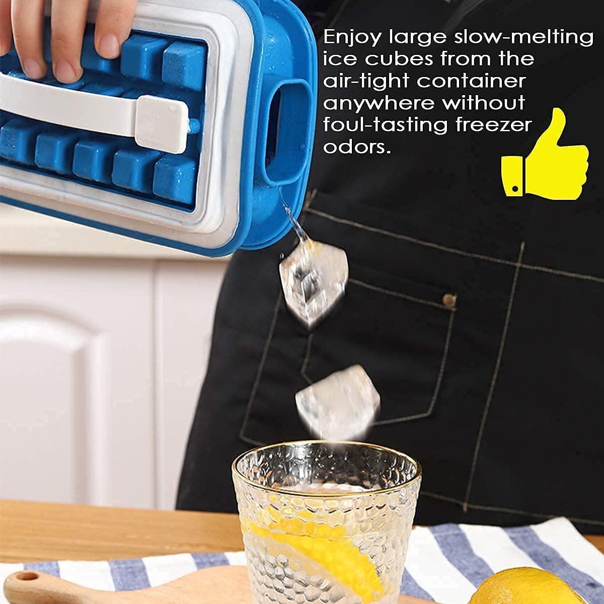 Folding Curling Ice Tray Molds Bar Maker Bag - Premium  from Mystical9 - Just Rs 850 /- Shop now at Mystical9.com