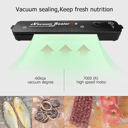 Automatic Fresh Food-Sealer, Vacuum Packing Machine For Fruits, Preservatives - Premium  from Mystical9 - Just Rs 999 /- Shop now at Mystical9.com