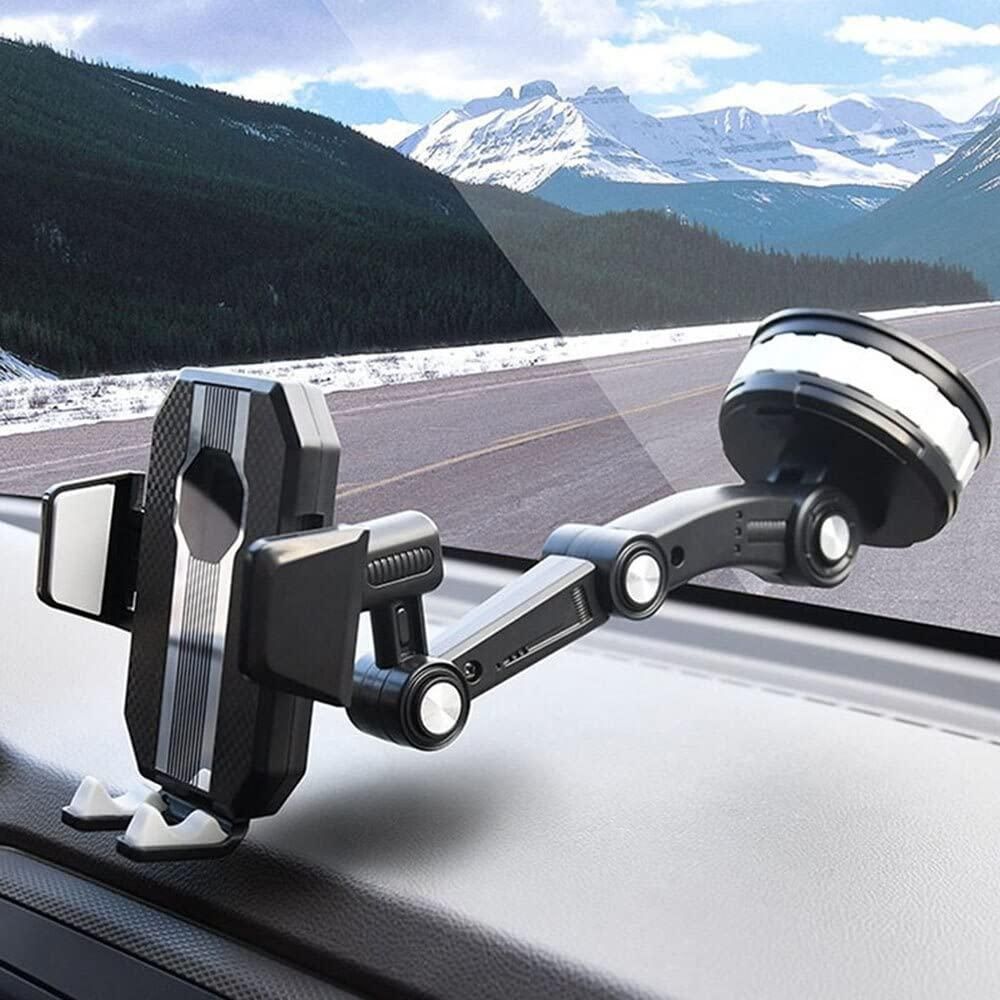 Adjustable Car Suction Cup Mobile Phone Holder - Premium  from Mystical9 - Just Rs 800 /- Shop now at Mystical9.com