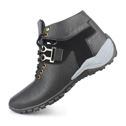 Monex New Latest Black Shoes For Mens - Premium  from Mystical9 - Just Rs 850 /- Shop now at Mystical9.com