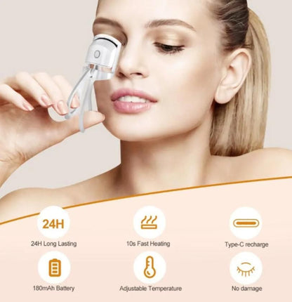 Mini Eyelash Curler Electric Portable Charging Eyelashes - Premium  from Mystical9 - Just Rs 619 /- Shop now at Mystical9.com