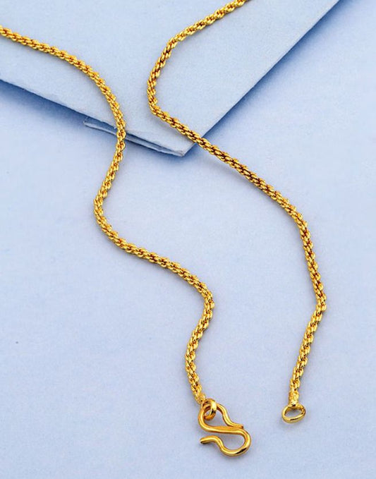 Latest Brass Gold Plated Chain - Premium  from Mystical9 - Just Rs 399 /- Shop now at Mystical9.com