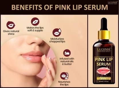 La'Conde Pink Lip Serum - For Soft and Shiny Lips 30ml - Premium  from Mystical9 - Just Rs 500 /- Shop now at Mystical9.com