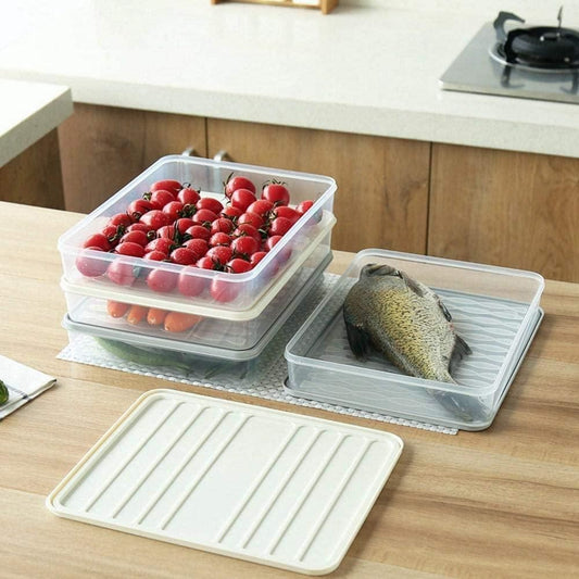 Vegetable Organizer Food Storage Containers (Pack of 3) - Premium  from Mystical9 - Just Rs 750 /- Shop now at Mystical9.com