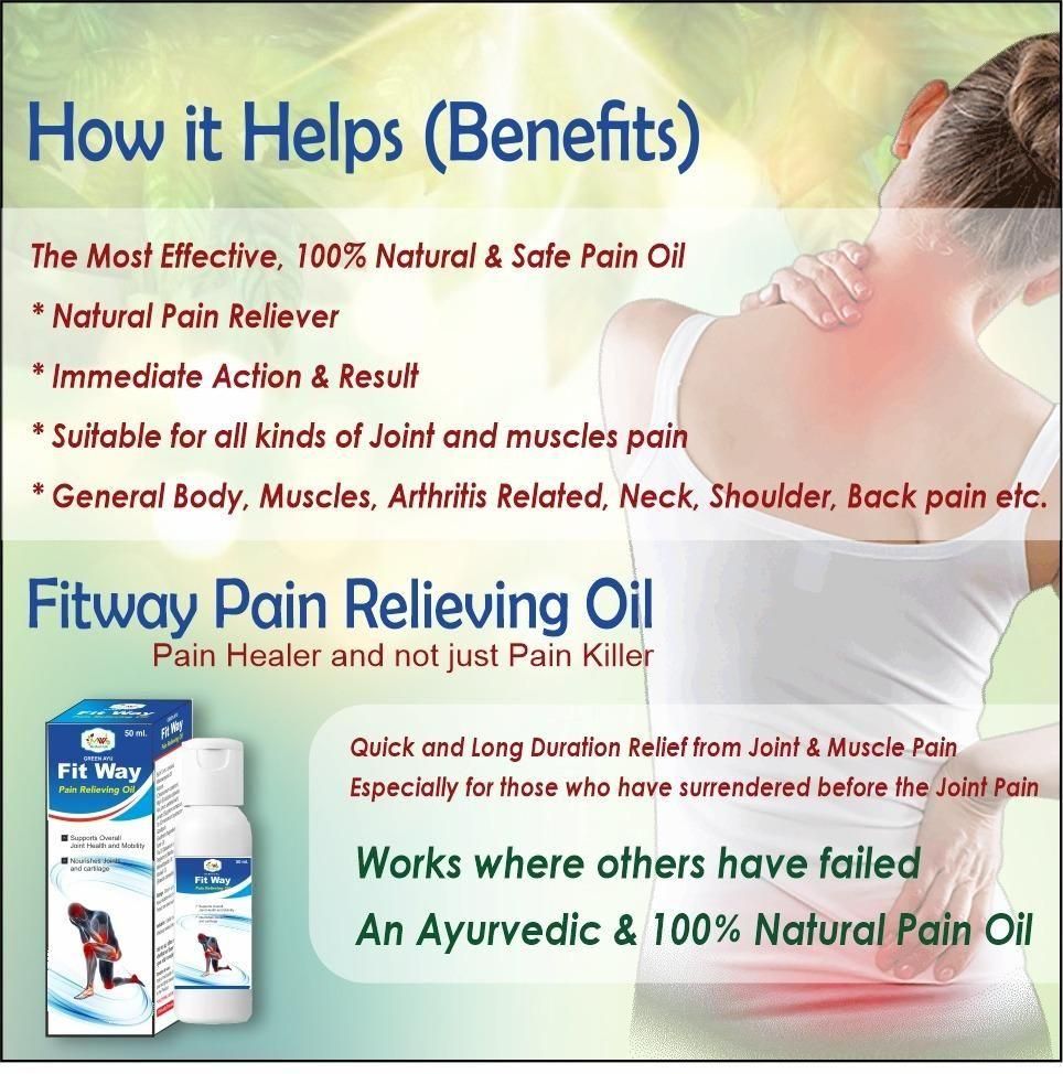 Fitway Pain Relieving Oil�50ml - Premium  from Mystical9 - Just Rs 650 /- Shop now at Mystical9.com