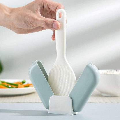 Stand-Up Rice Spoon-Automatic Opening And Closing Stand-Up Rice Spoon(Pack of 1) - Premium  from Mystical9 - Just Rs 619 /- Shop now at Mystical9.com