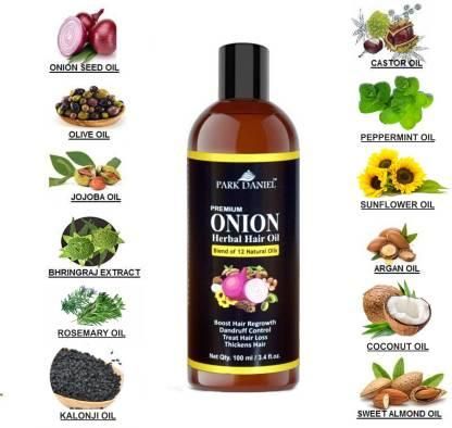 Park Daniel Premium Onion Herbal Hair oil (Pack of 1) - Premium  from Mystical9 - Just Rs 600 /- Shop now at Mystical9.com