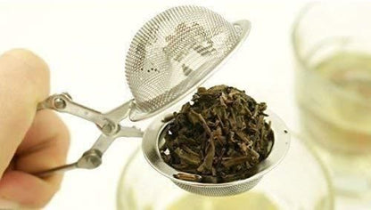 Strainer-Stainless Steel Spoon Tea Leaves Herb Mesh Ball Infuser Filter Squeeze Strainers - Premium  from Mystical9 - Just Rs 510 /- Shop now at Mystical9.com